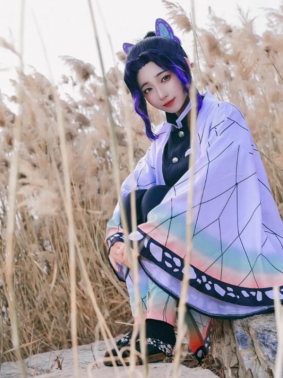 Evahair Demon Slayer Kochou Shinobu cosplay costume