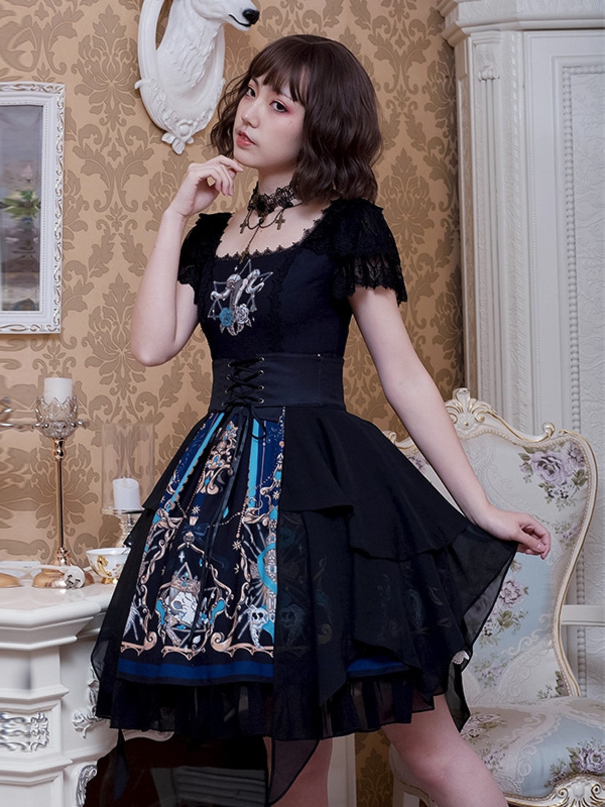 Evahair dark Gothic punk style lolita dress