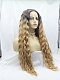 Grey to Blonde Ombre Lolita Synthetic Lace Front Wig