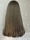 Evahair Ash Light Brown Long Synthetic Wig with Wispy Bangs