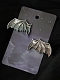 Evahair Gothic Silver Bat-Wings Hairpin