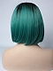 Teal Ombre Short Bob Synthetic Wig