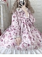 Evahair super cute bear printed pink lolita dress