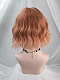 Evahair 2021 New Style Cute Orange Bob Wavy Synthetic Wig with Bangs