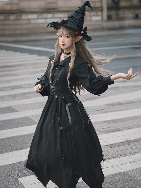 Evahair witch style dark punk lolita dress suit