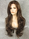 Dark Brown Synthetic Lace Front Wig with Sexy Wavy