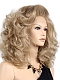 Evahair Fashion Style brown short wave fluffy Synthetic Wig