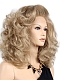 Evahair Fashion Style brown short wave fluffy Synthetic Wig