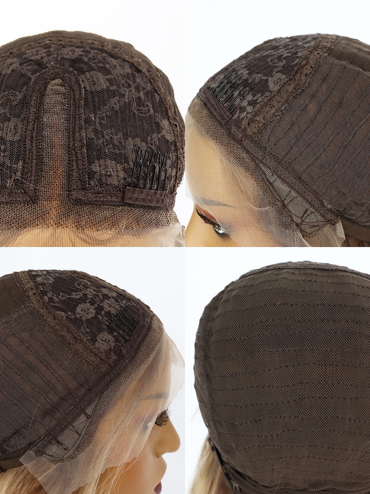 Evahair Fashion Style Blonde Long wavy Synthetic Wig