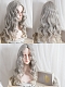 Evahair 2022 Vintage Style Grey Ombre Long Wavy Synthetic Wig