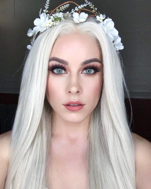 Blonde hair descriptive words image