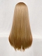 Evahair 2021 New Style Golden Long Straight Synthetic Wig with Bangs