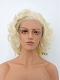 Platinum Blonde Marilyn Monroe Inspired Short Lace Front Synthetic Wig for Daily Wear