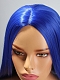 Evahair Blueberry Long Straight Synthetic Lace Front Wig