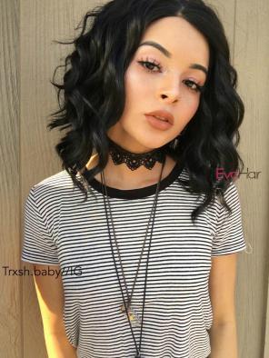 Medium Length Synthetic Lace Front Wigs